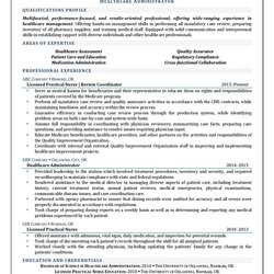 High Quality Administrator Resume Examples January