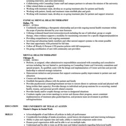 Superior Pin On All In One Resume Template Therapy Therapist Samples Graduate Occupational
