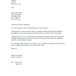 High Quality Sample Resignation Letter From Church Board Democracy Samples Unhappy Of Leadership