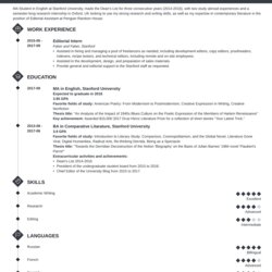 Cool Entry Level Resume Examples For Templates Tips Template Diamond