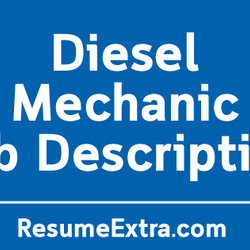 Superior Diesel Mechanic Job Description Sample