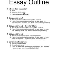 Outstanding Argumentative Essay Outline Paragraph Introduction Body Thesis Data