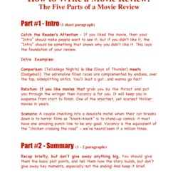 Exceptional How To Write Movie Review Intro