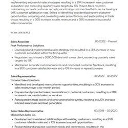 Wonderful Sales Associate Resume Examples With Guidance Sample