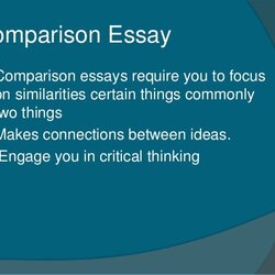 Legit Write Comparison Essay
