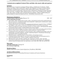 Out Of This World Sample Resume Writing Resumes Form