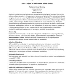 National Honor Society Essay Ideas