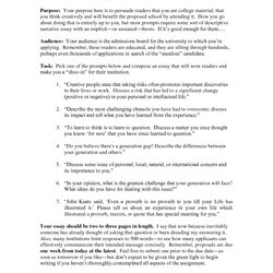 Eminent How To Write College Application Essay Enlarge Click