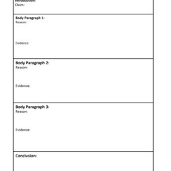 Spiffing Argumentative Essay Outline Worksheet Writing Graphic Organizer Set