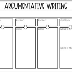 Fine Digital Graphic Organizers Argumentative Writing By Teach Simple Image