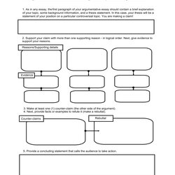 Superb Argumentative Writing Graphic Organizer Fill Out And Sign Printable Essay Essays Template Large