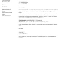 Cool Nursing Student Cover Letter Sample Also For An Internship Example Template Muse