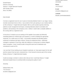 Tremendous Nursing Cover Letter Examples Ready To Use Templates Template Vibes