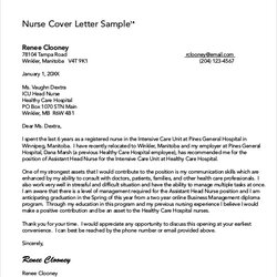 Free Nursing Cover Letter Templates In Ms Word Sample Experienced Examples