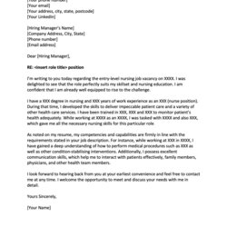 Terrific Nursing Cover Letter Example Training Nurse Screen Shot At Am