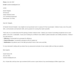 Superior Nursing Student Cover Letter Sample Also For An Internship Example Template