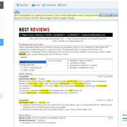 Peerless Stirring My Perfect Resume Reviews Printable Builders Comparison Spell Setup Checker