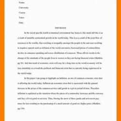 Out Of This World Format Example Essay Sample Style Paper Samples Template Research Annotated Powerful