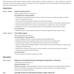 Admirable Front Desk Resume Examples In Job Agent Clerk Receptionist Objective Resumes