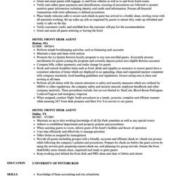 Capital Hotel Front Desk Agent Resume Samples Velvet Jobs Sample Job Examples File