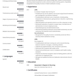 Excellent Licensed Practical Nurse Resume Sample Tips Initials Subscribers Example Template