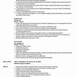 Swell Resume Template Free In Nursing