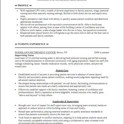 Fine Resume Writing Guide And Sample Resumes Nursing Nurse Template Examples Objective Licensed Practical