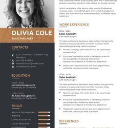 Superlative One Page Resume Format For Your Application