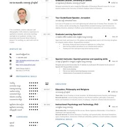 Matchless Resume One Page