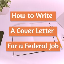 How To Write Cover Letter For Federal Job With Examples Jobs