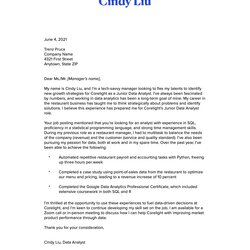 Tremendous Data Analyst Cover Letter Sample And Guide Entry