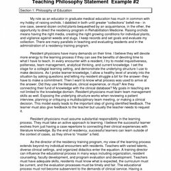 Magnificent College Essay Personal Philosophy Of Education Essays On Cover Letter Life Examples Statement