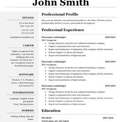 Very Good Open Office Resume Template Rich Image And Wallpaper Format Templates Letter Cover Sample Word