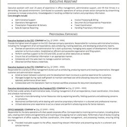 Champion Office Admin Resume In Word Format Example Gallery