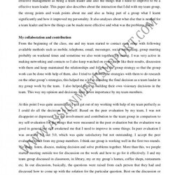Reflection Essay Samples Template Business Sample Reflective From Writing Services