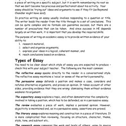How To Write Reflective Essay Format Tips And Examples Essays On Academic Writing